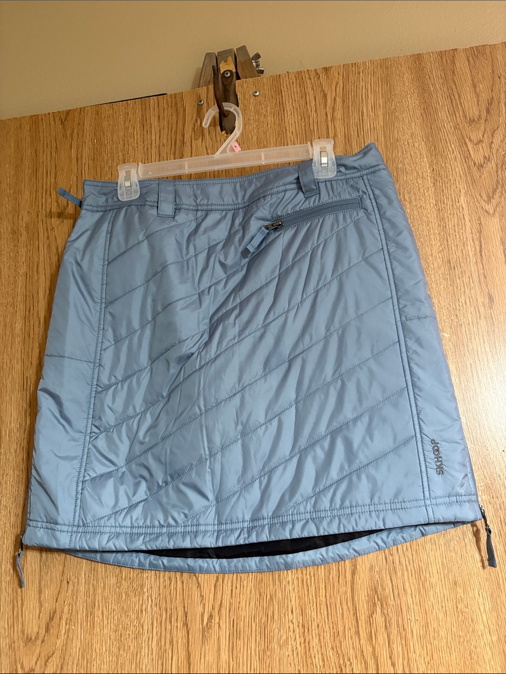 Skhoop Light Blue Insulated A-Line Skirt